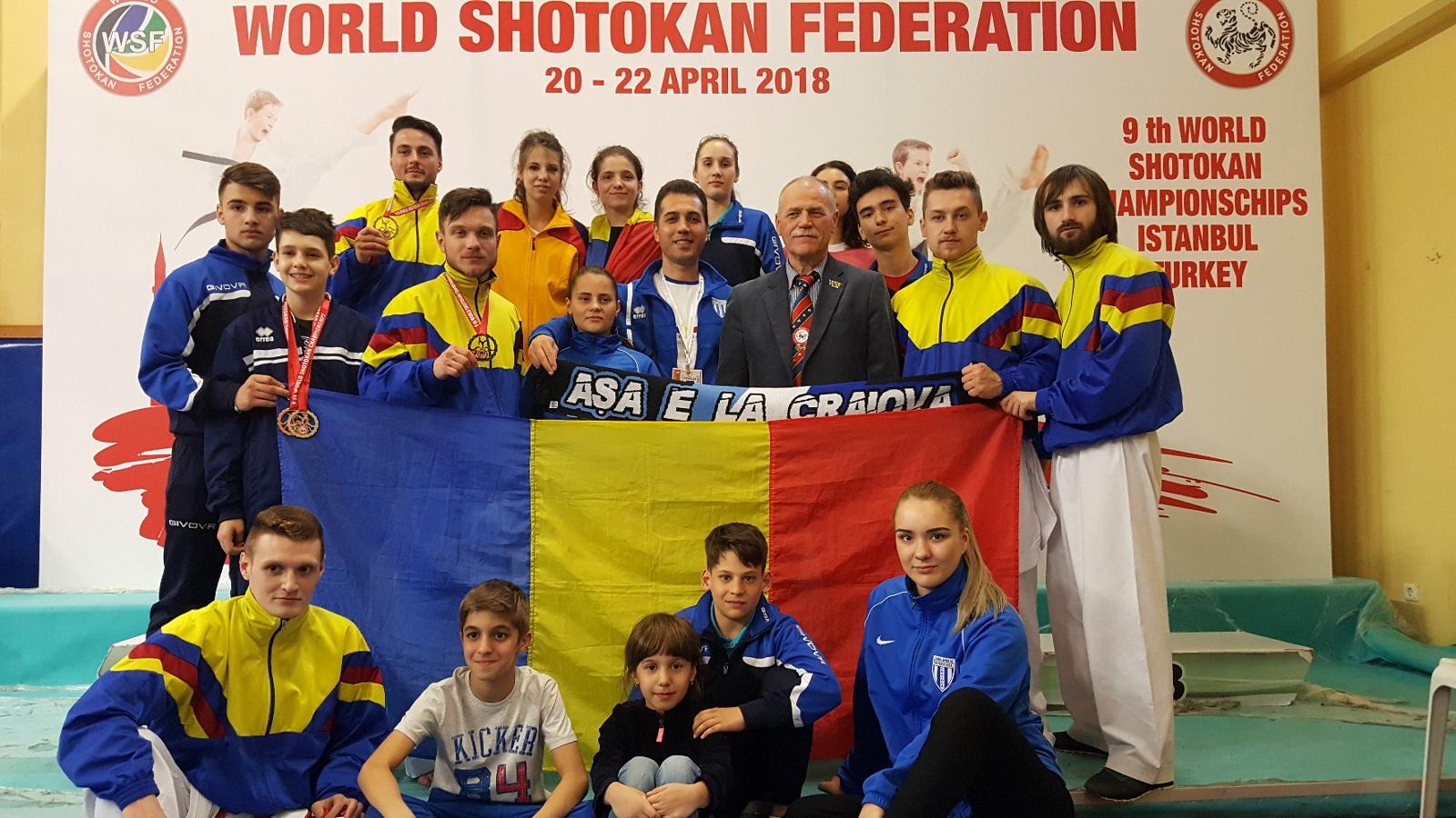 CAMPIONATUL MONDIAL DE KARATE SHOTOKAN (WSF) ISTANBUL - TURCIA  20-22.04.2018