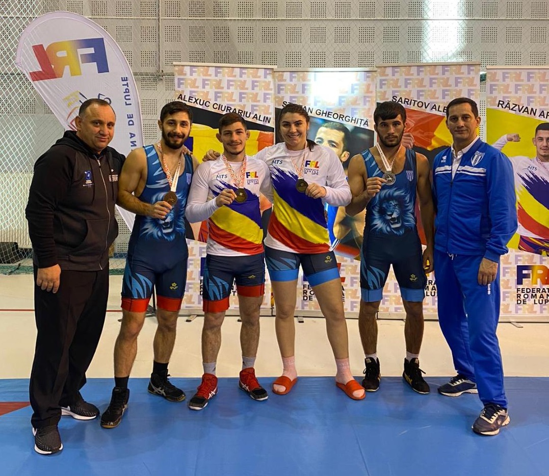 Finala Campionatului național de lupte seniori.